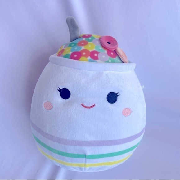 7.5" Squishmallows KellyToy Plush - Lupe the Bowl of Cereal - Picture 4 of 6